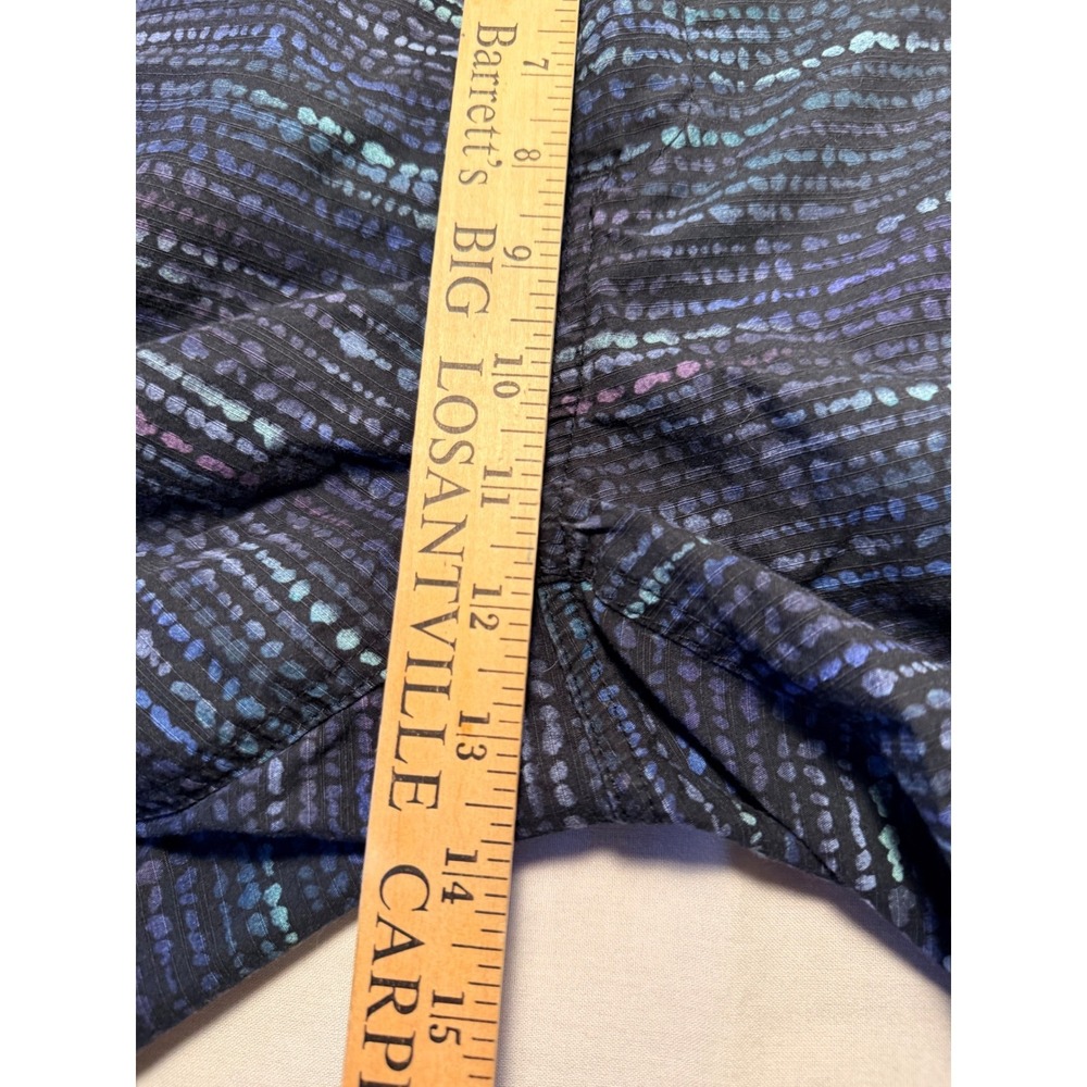 Calvin Klein Mens Navy Blue Dotted Stripe Flat Front Shorts Size 34 Casual Summe - Picture 5 of 6